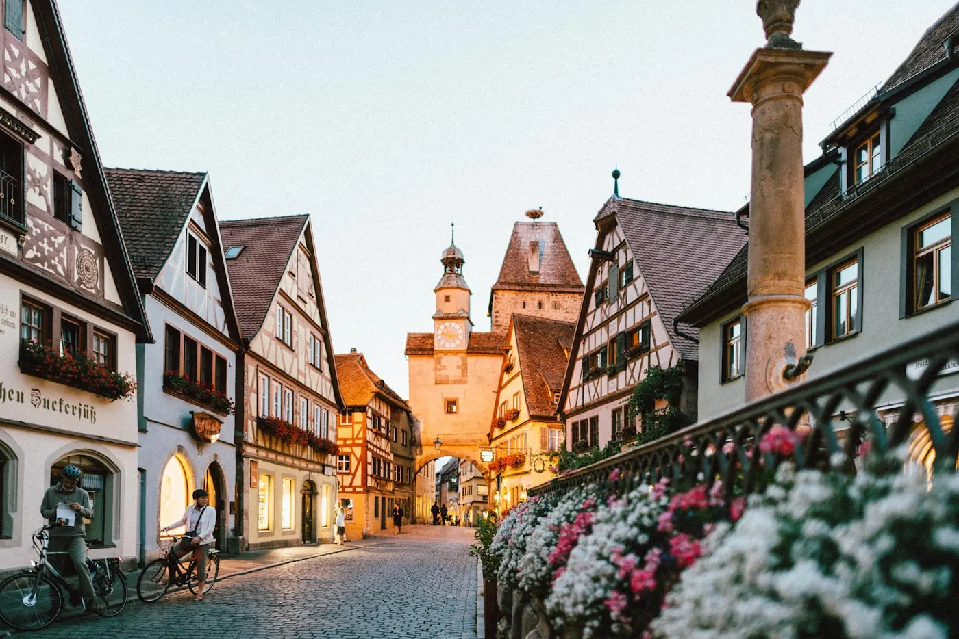 Germany landscape with a famous landmark