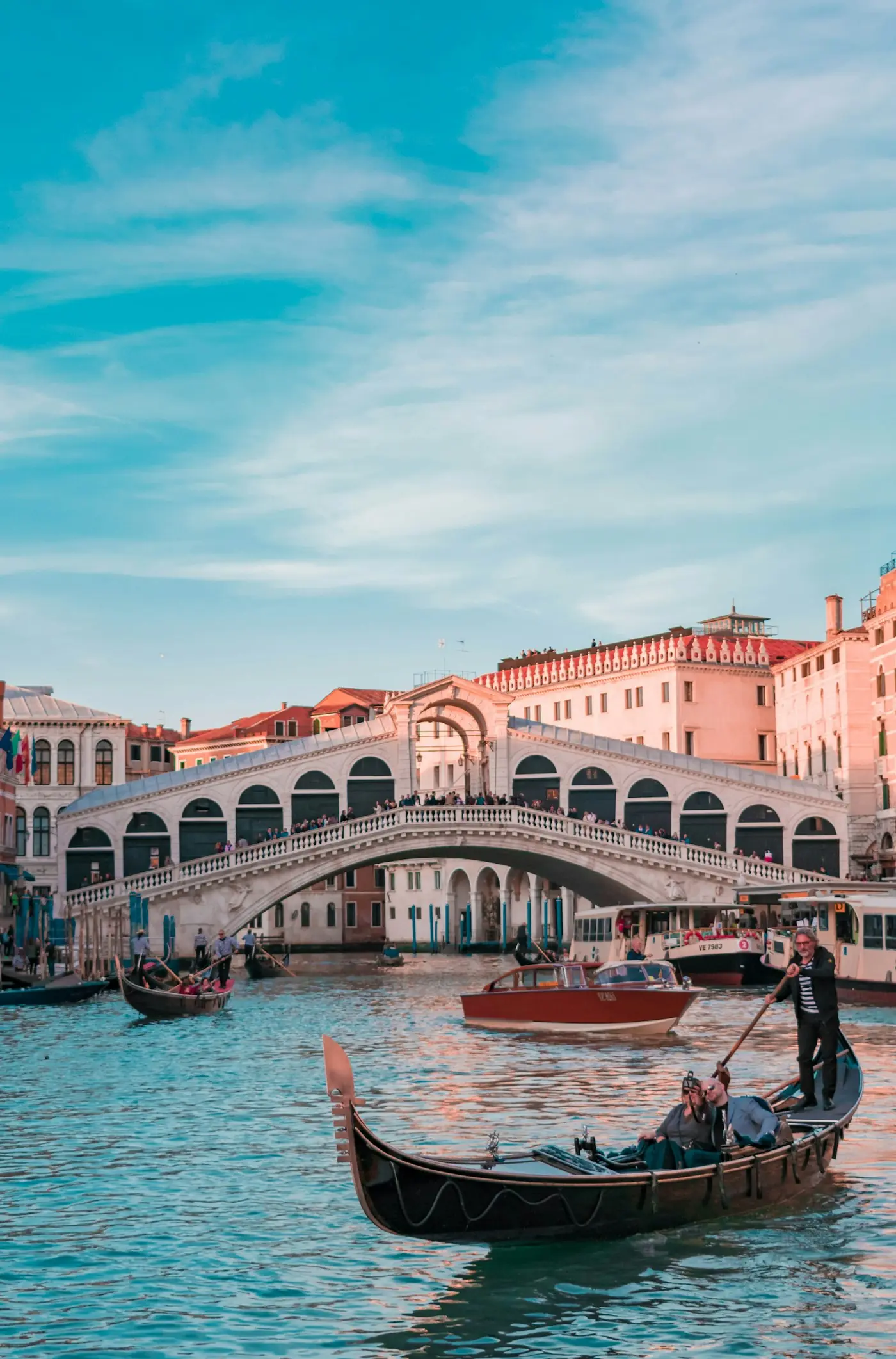 Italy landscape with a famous landmark